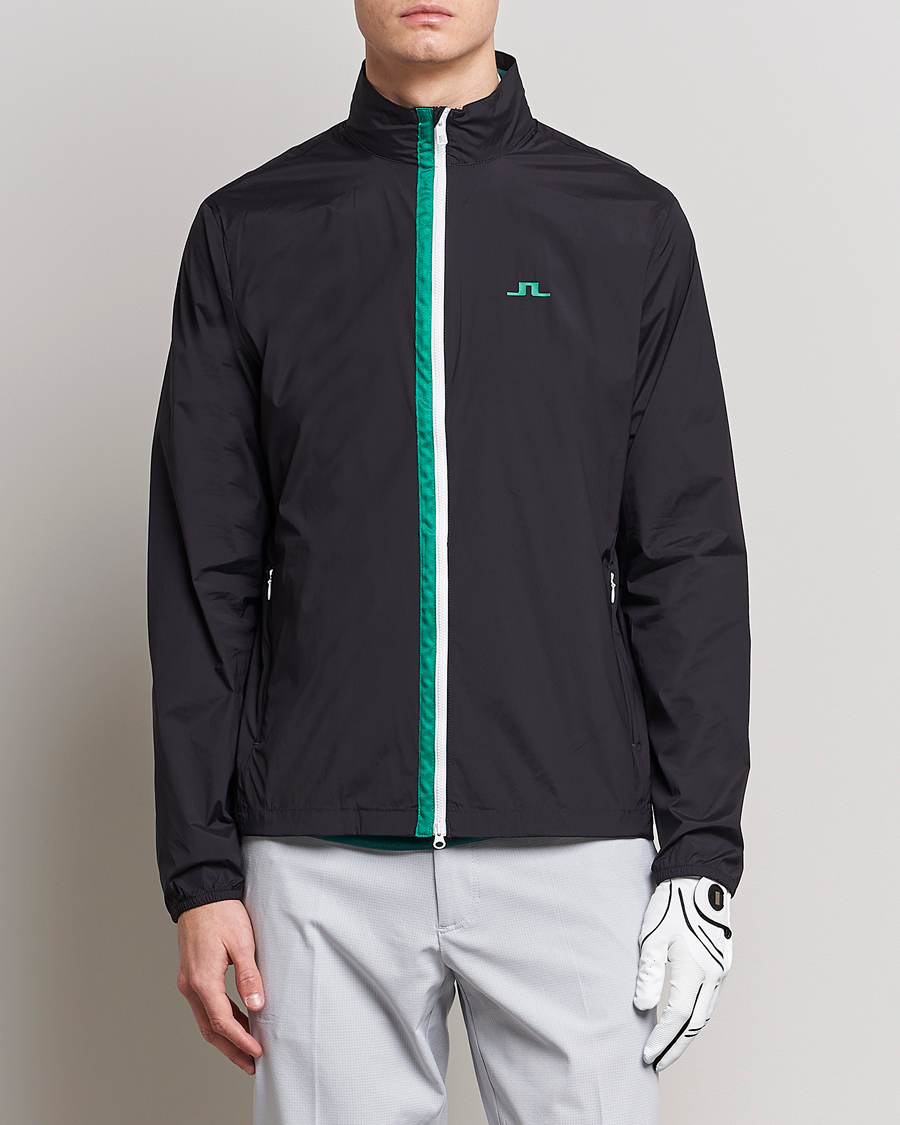 Men | Golf | J.Lindeberg | Ash Light Packable Jacket Black