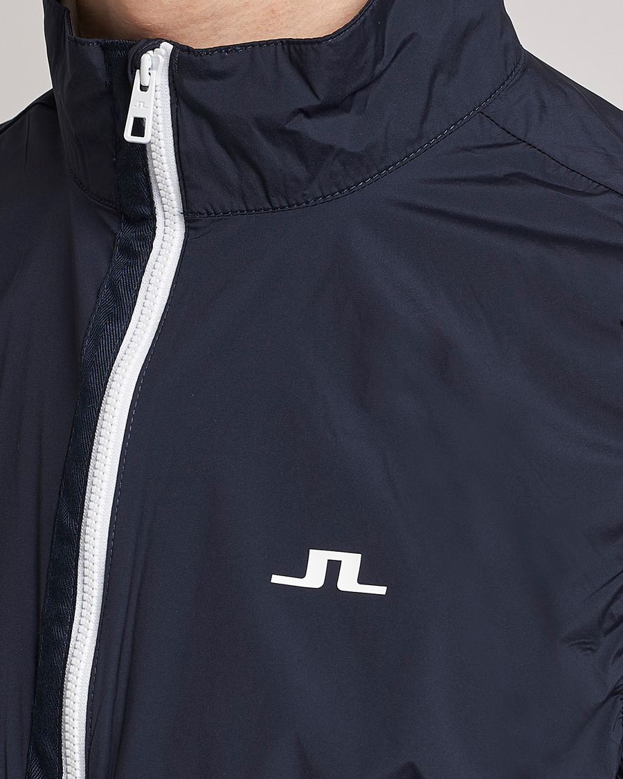 Men | Gilets | J.Lindeberg | Ash Light Packable Vest Navy