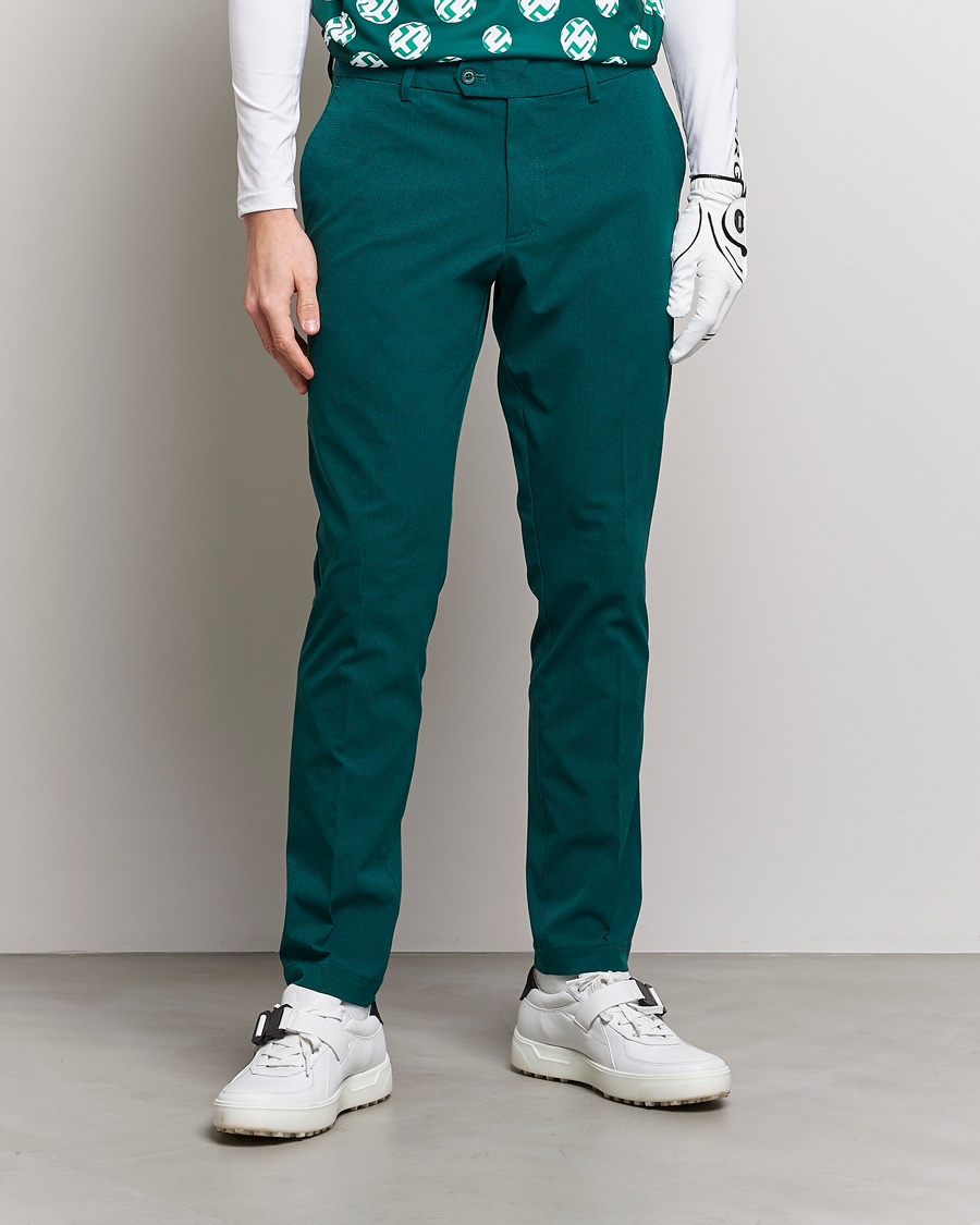 Men | Trousers | J.Lindeberg | Vent Golf Trousers Rain Forest