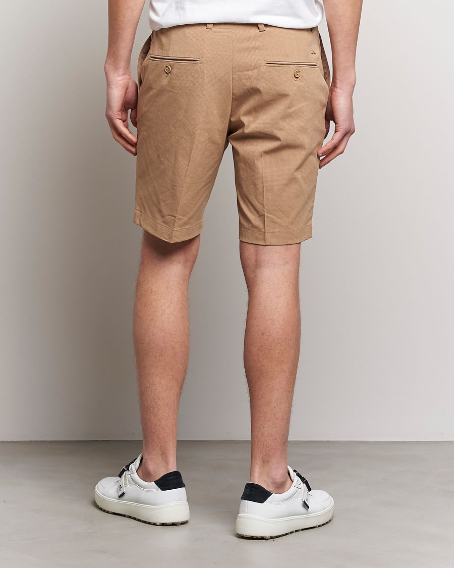 Men | Shorts | J.Lindeberg | Vent Golf Shorts Tiger Brown