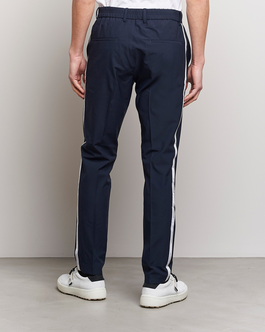 Men | Trousers | J.Lindeberg | Stuart Stretch Stripe Golf Trouses Navy