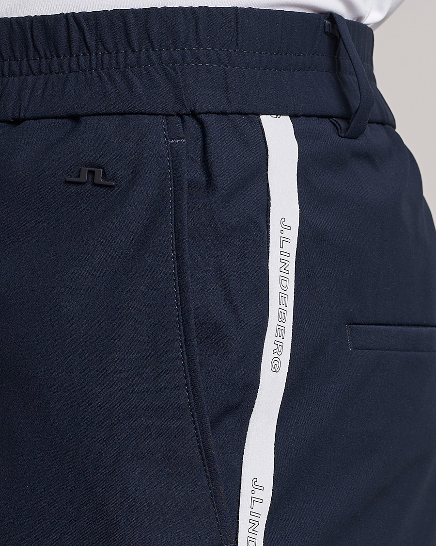 Men | Trousers | J.Lindeberg | Stuart Stretch Stripe Golf Trouses Navy