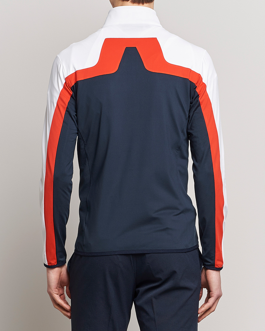 Men | Sweaters & Knitwear | J.Lindeberg | Jarvis Mid Layer Full Zip Navy