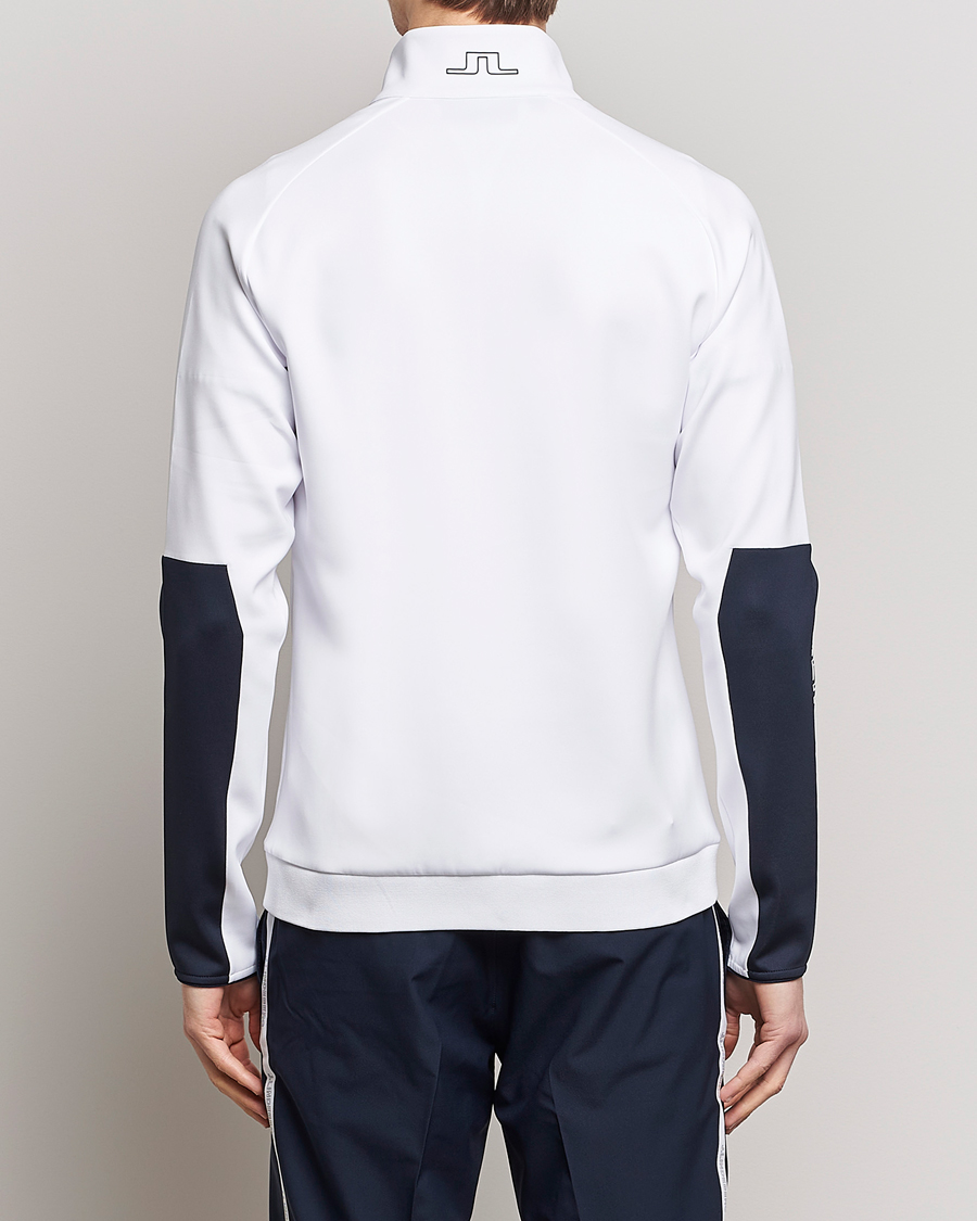 Men | Coats & Jackets | J.Lindeberg | Lazarus Mid Layer Full Zip White