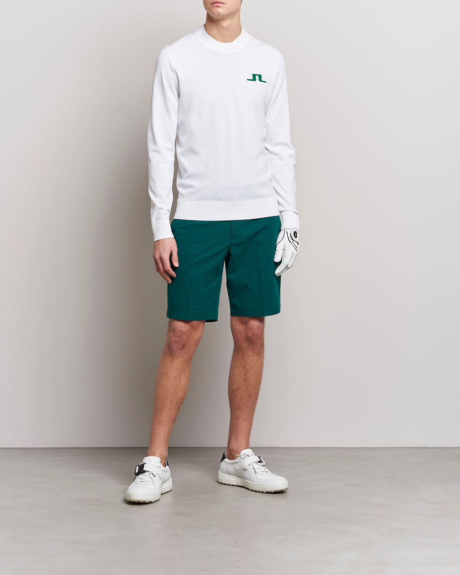 Men | Sweaters & Knitwear | J.Lindeberg | Gus Knitted Sweater White