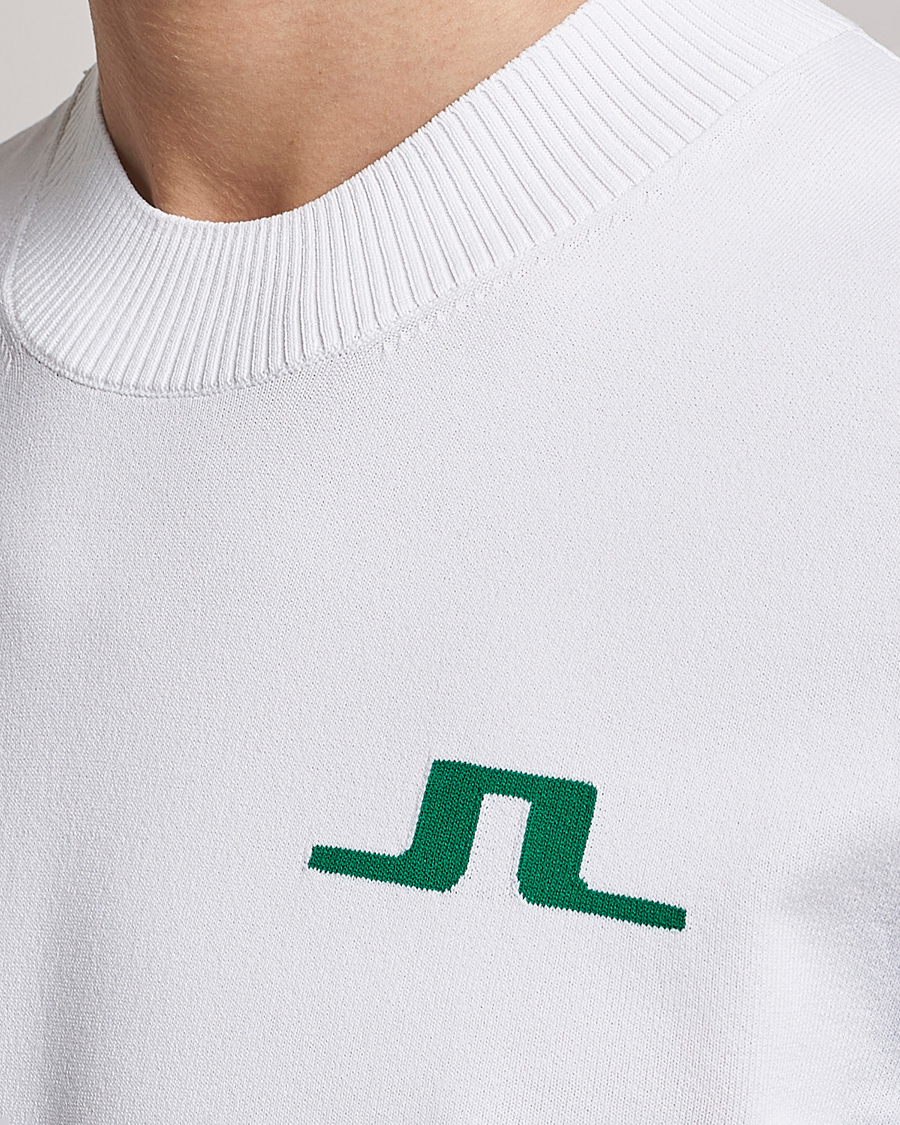 Men | Sweaters & Knitwear | J.Lindeberg | Gus Knitted Sweater White