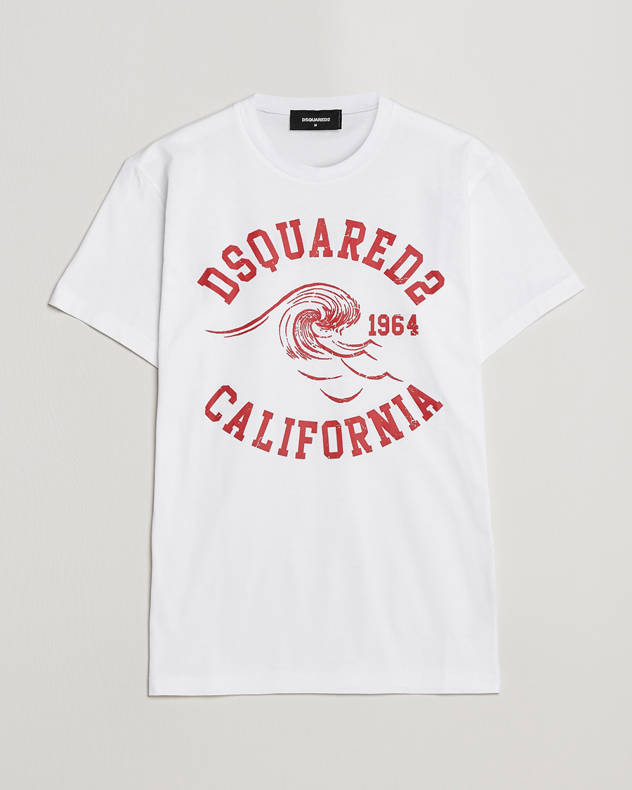 Men | T-Shirts | Dsquared2 | California Tee White