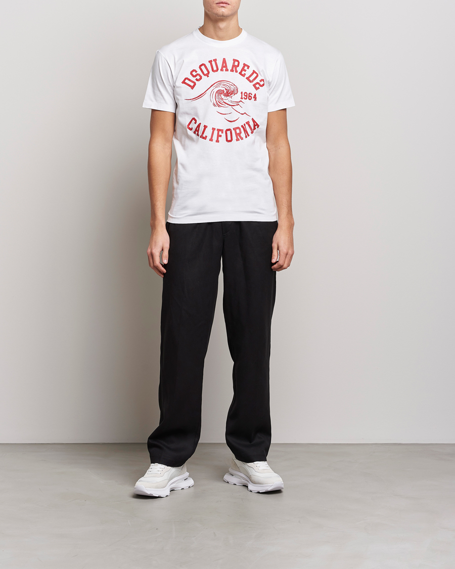 Men | T-Shirts | Dsquared2 | California Tee White