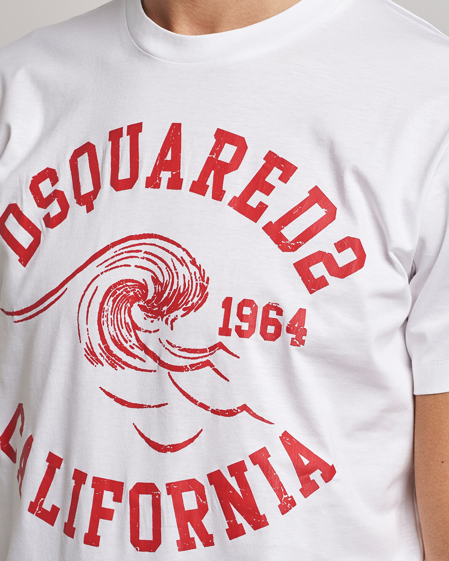 Men | T-Shirts | Dsquared2 | California Tee White