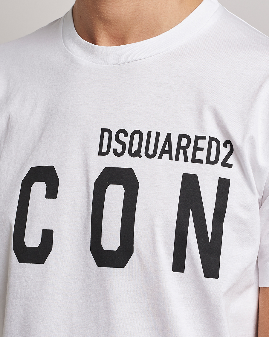 Men | T-Shirts | Dsquared2 | Icon Logo Tee White