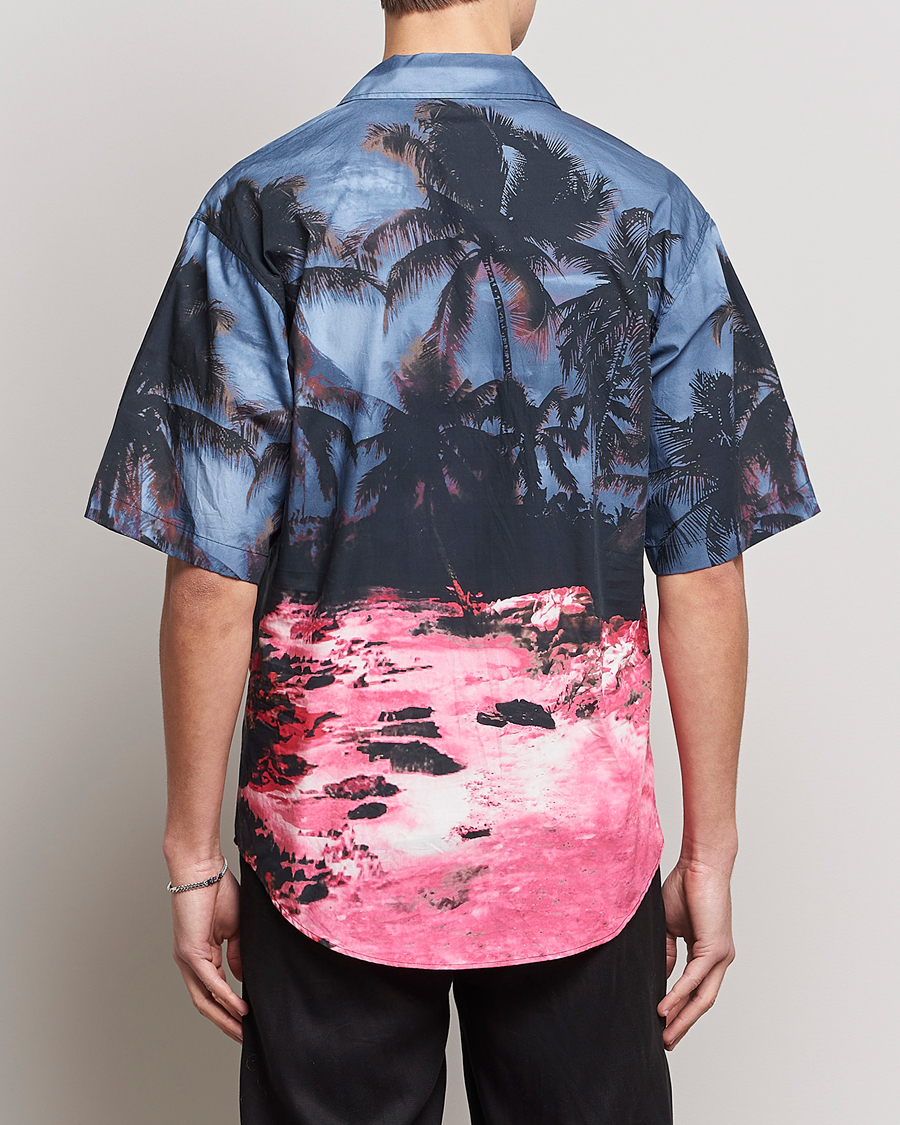 Men | Shirts | Dsquared2 | Palm Tree Bowling Shirt Purple