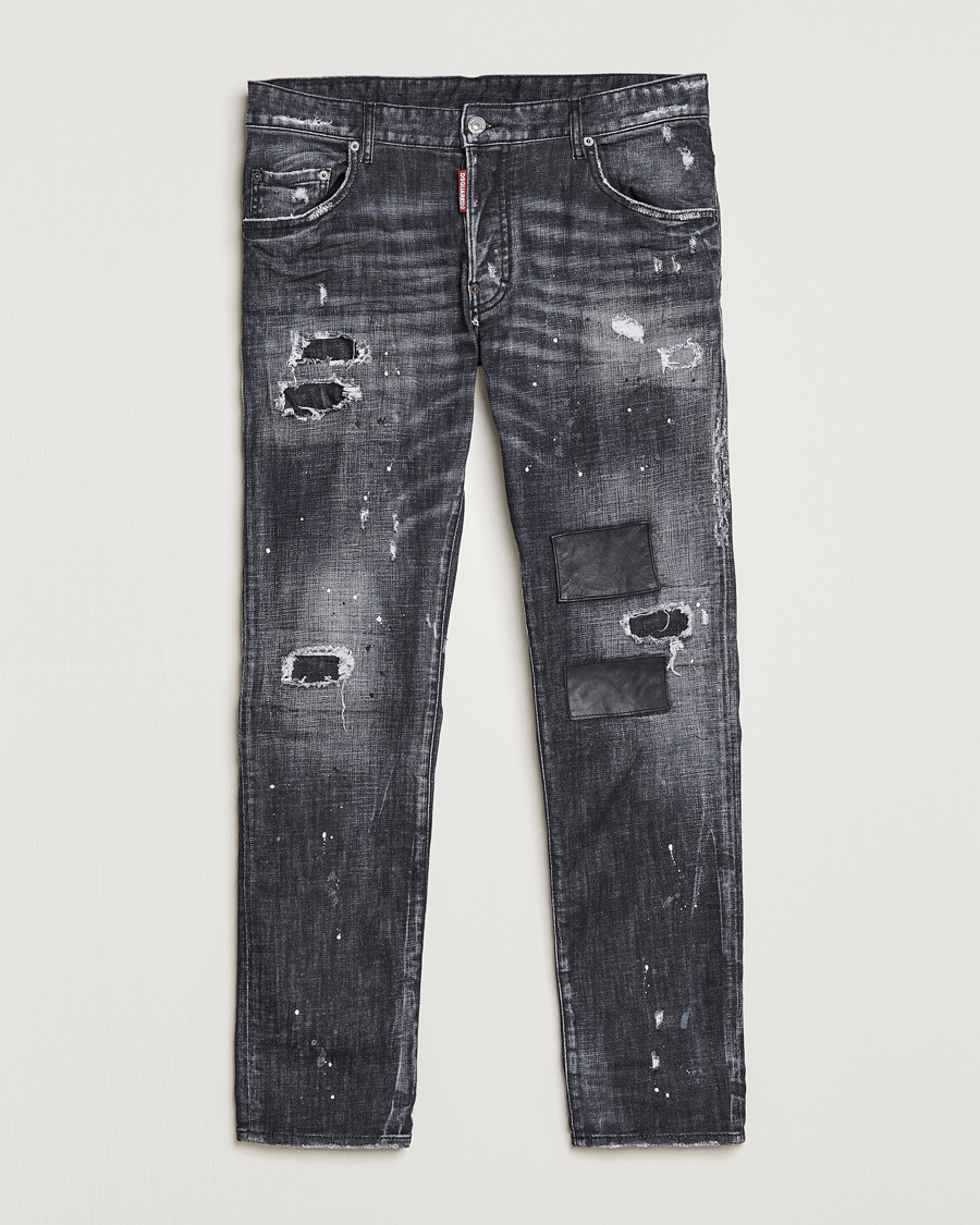 Men | Jeans | Dsquared2 | Skater Jeans Medium Black Wash