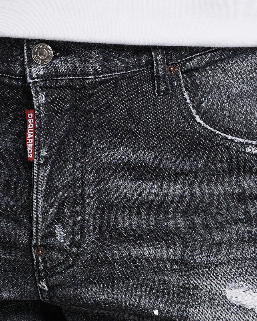 Men | Jeans | Dsquared2 | Skater Jeans Medium Black Wash