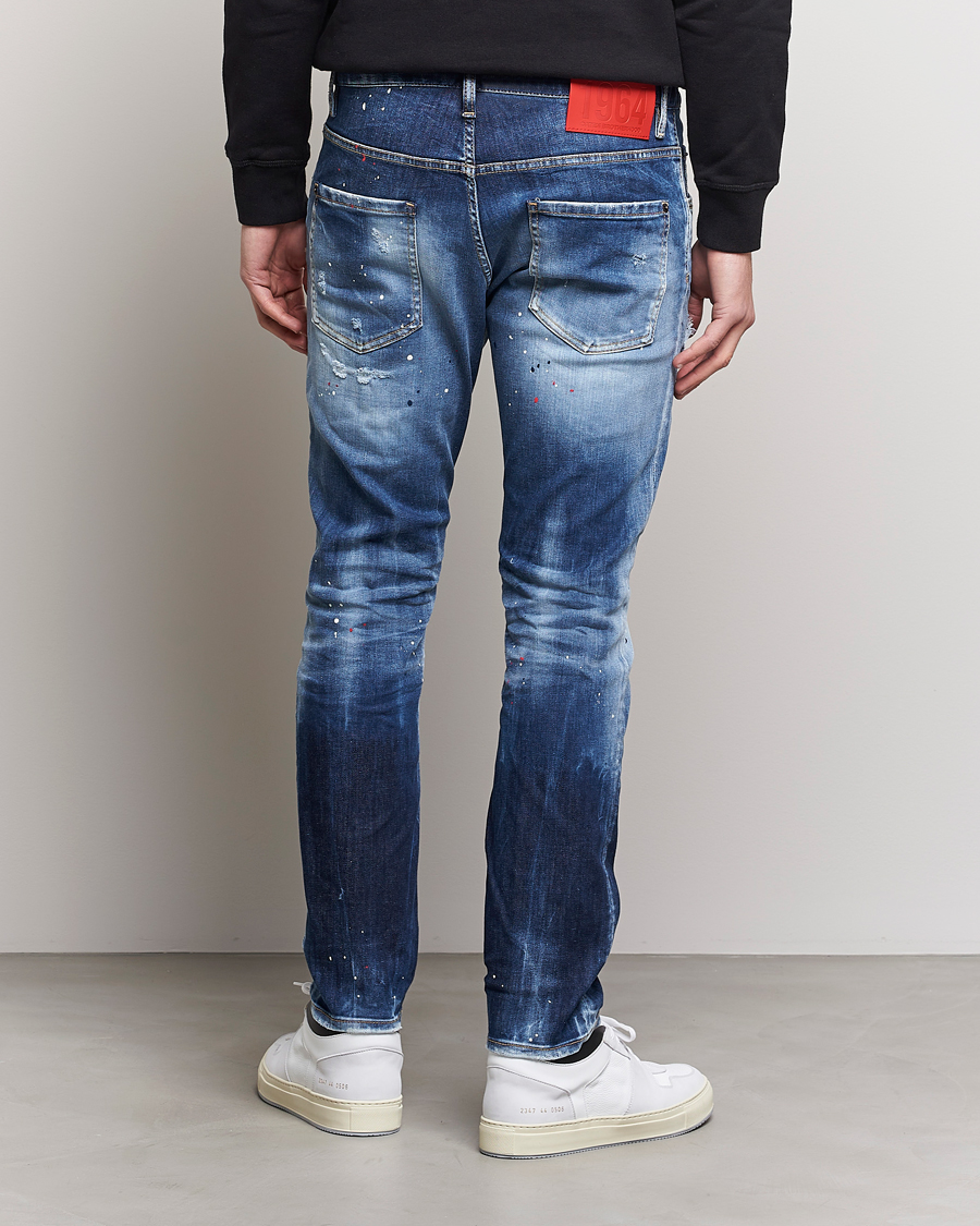 Men | Jeans | Dsquared2 | Skater Jeans Deep Blue Wash