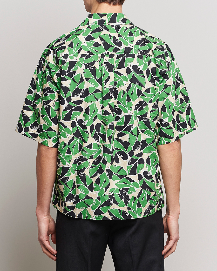 Men | Shirts | Dsquared2 | Printed Bowling Shirt Beige/Green