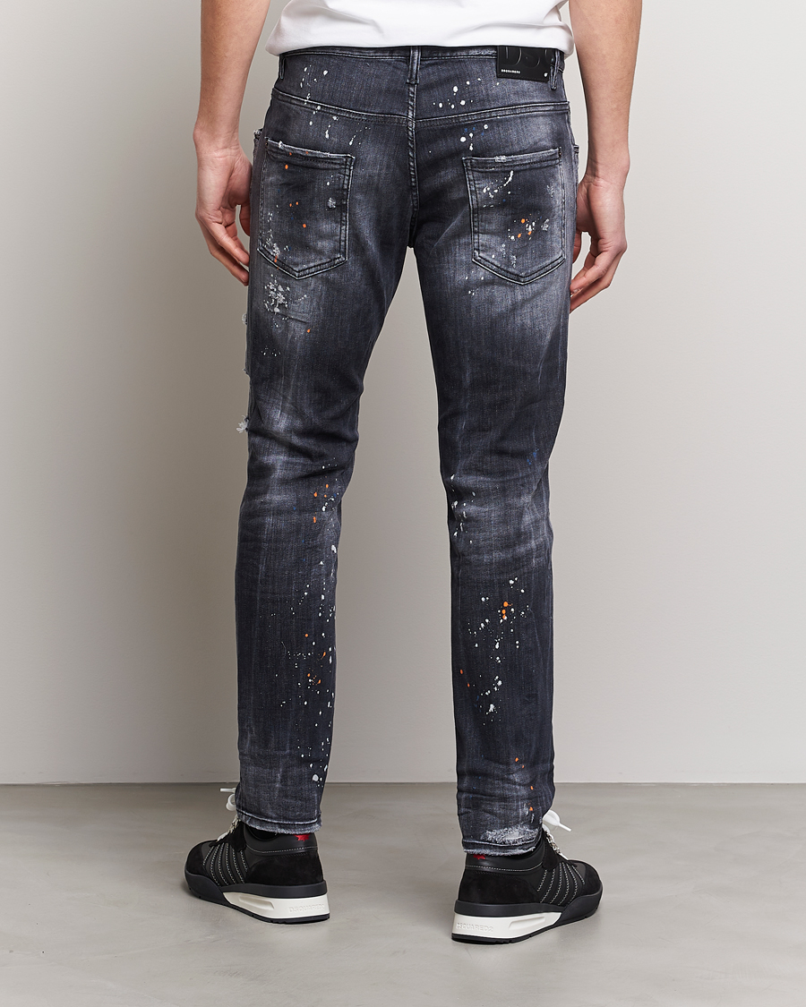 Men | Jeans | Dsquared2 | Skater Jeans Black Wash