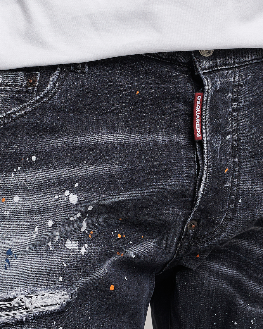 Men | Jeans | Dsquared2 | Skater Jeans Black Wash