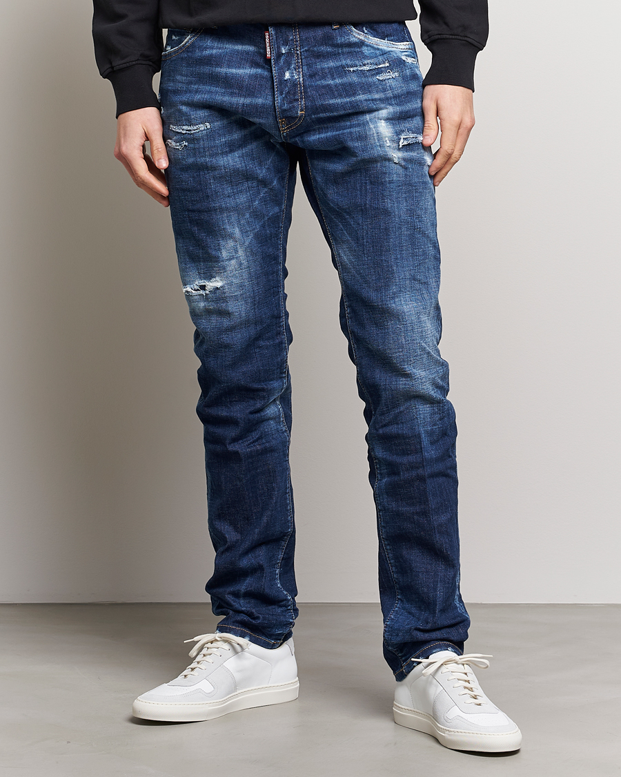 Men | Blue jeans | Dsquared2 | Cool Guy Jeans Deep Blue Wash