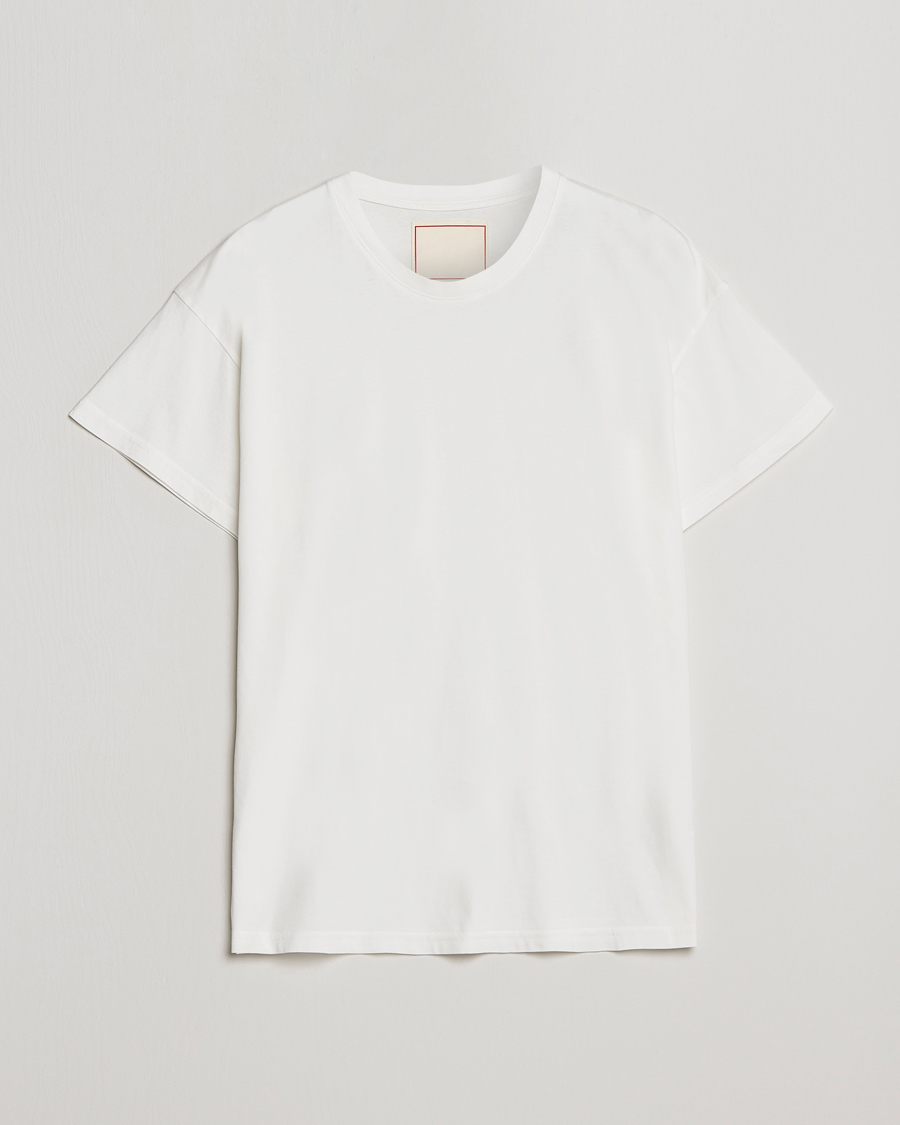 Men | White t-shirts | Jeanerica | Marcel Crew Neck T-Shirt White