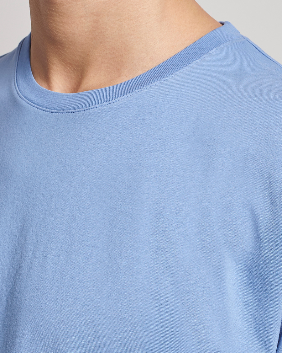 Men | T-Shirts | Jeanerica | Marcel Crew Neck T-Shirt Sky Blue