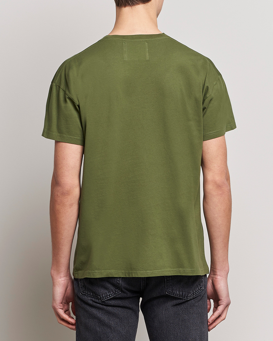 Men | T-Shirts | Jeanerica | Marcel Crew Neck T-Shirt Army Green