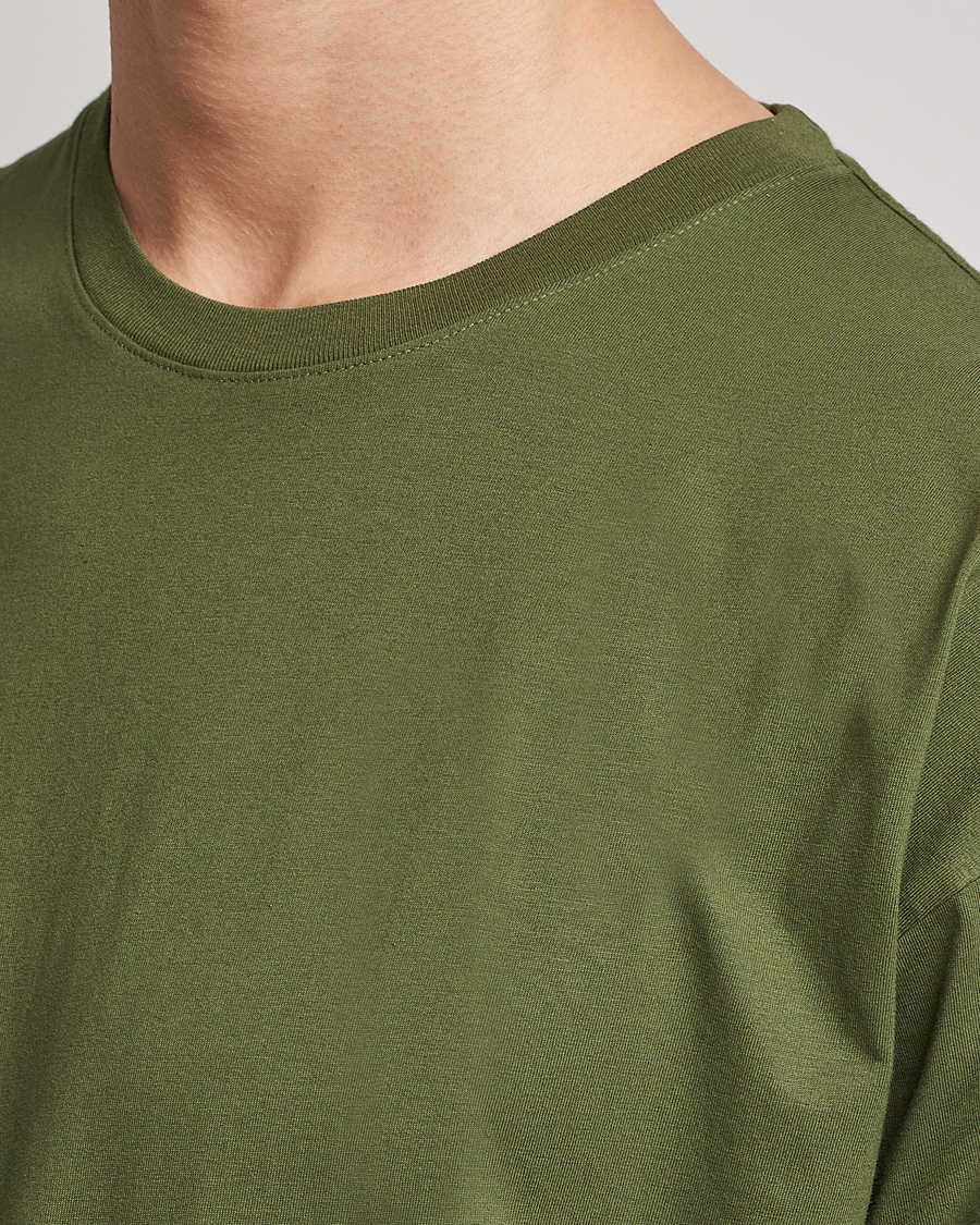 Men | T-Shirts | Jeanerica | Marcel Crew Neck T-Shirt Army Green
