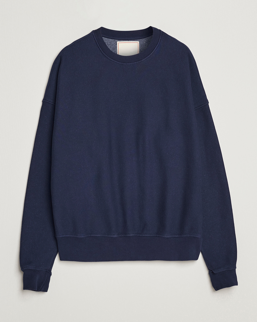 Men | Sweaters & Knitwear | Jeanerica | Paule Crew Neck Sweatshirt Dark Navy