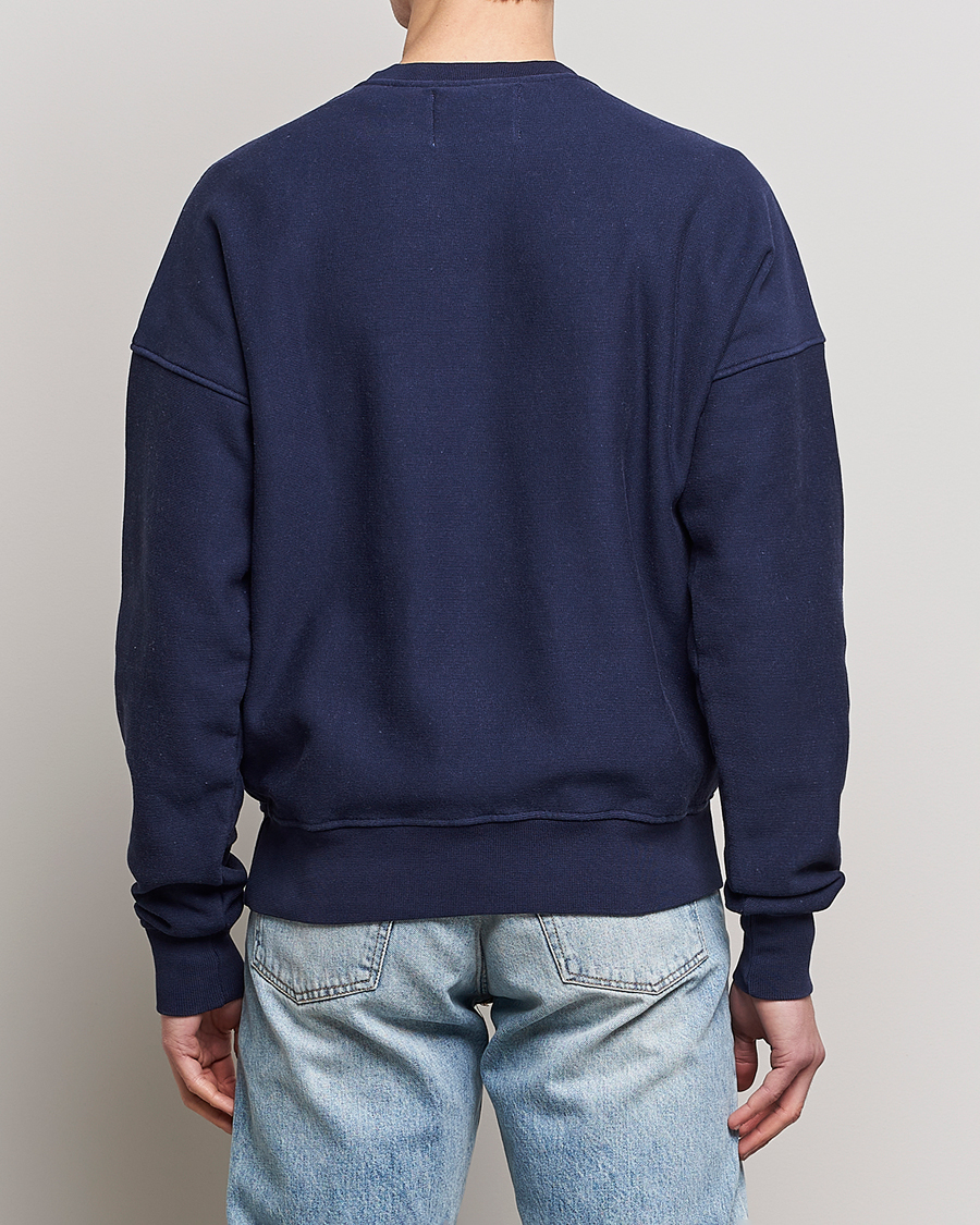 Men | Sweaters & Knitwear | Jeanerica | Paule Crew Neck Sweatshirt Dark Navy