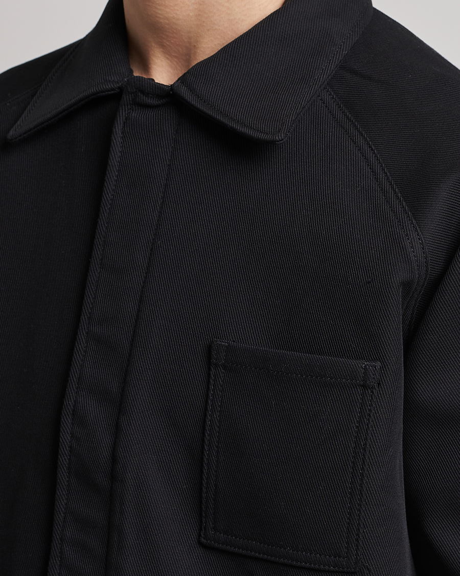 Men | Coats & Jackets | Jeanerica | Tom Heavy Workwear Shirt Jacket Black