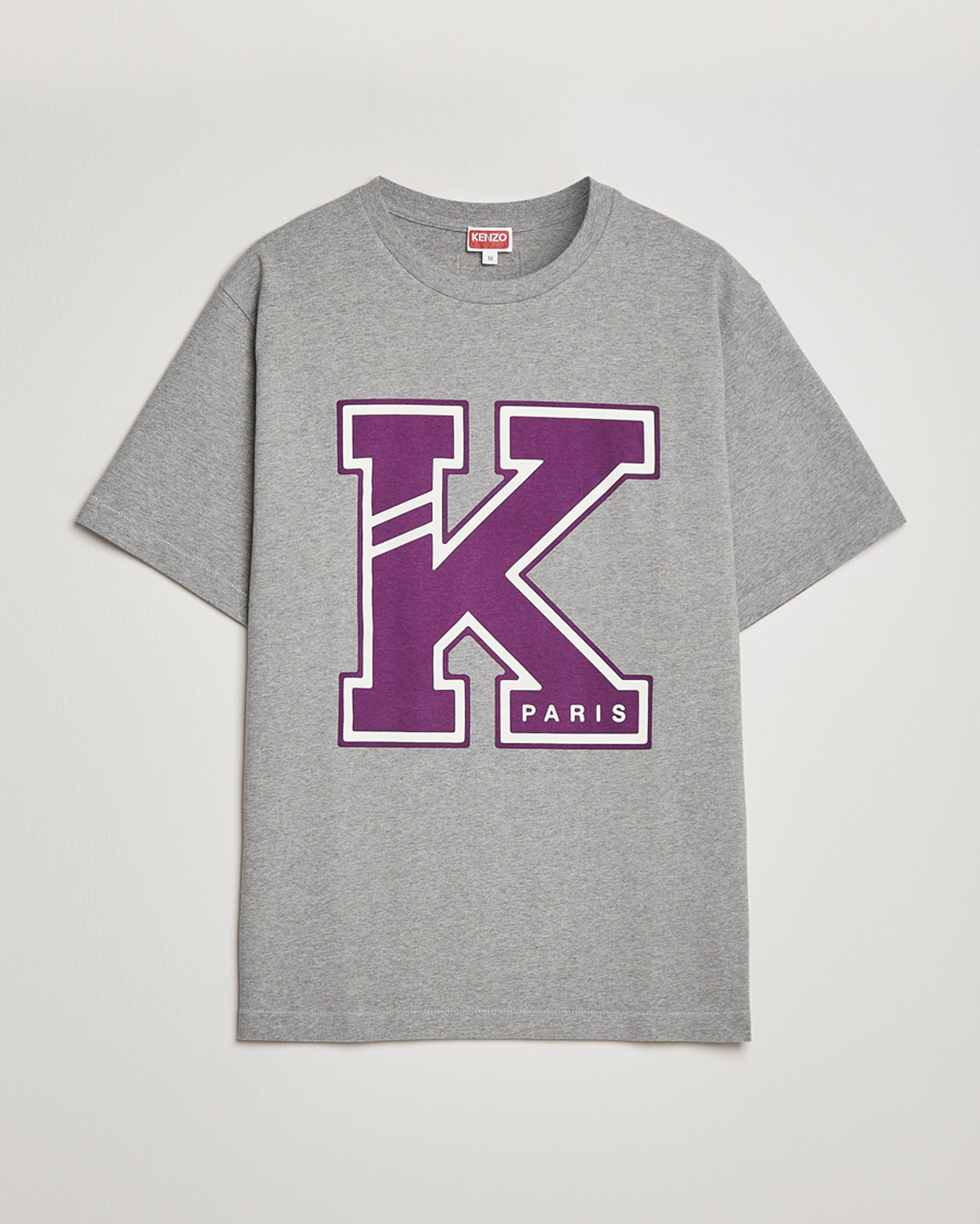 Men | T-Shirts | KENZO | College Classic T-Shirt Pearl Grey