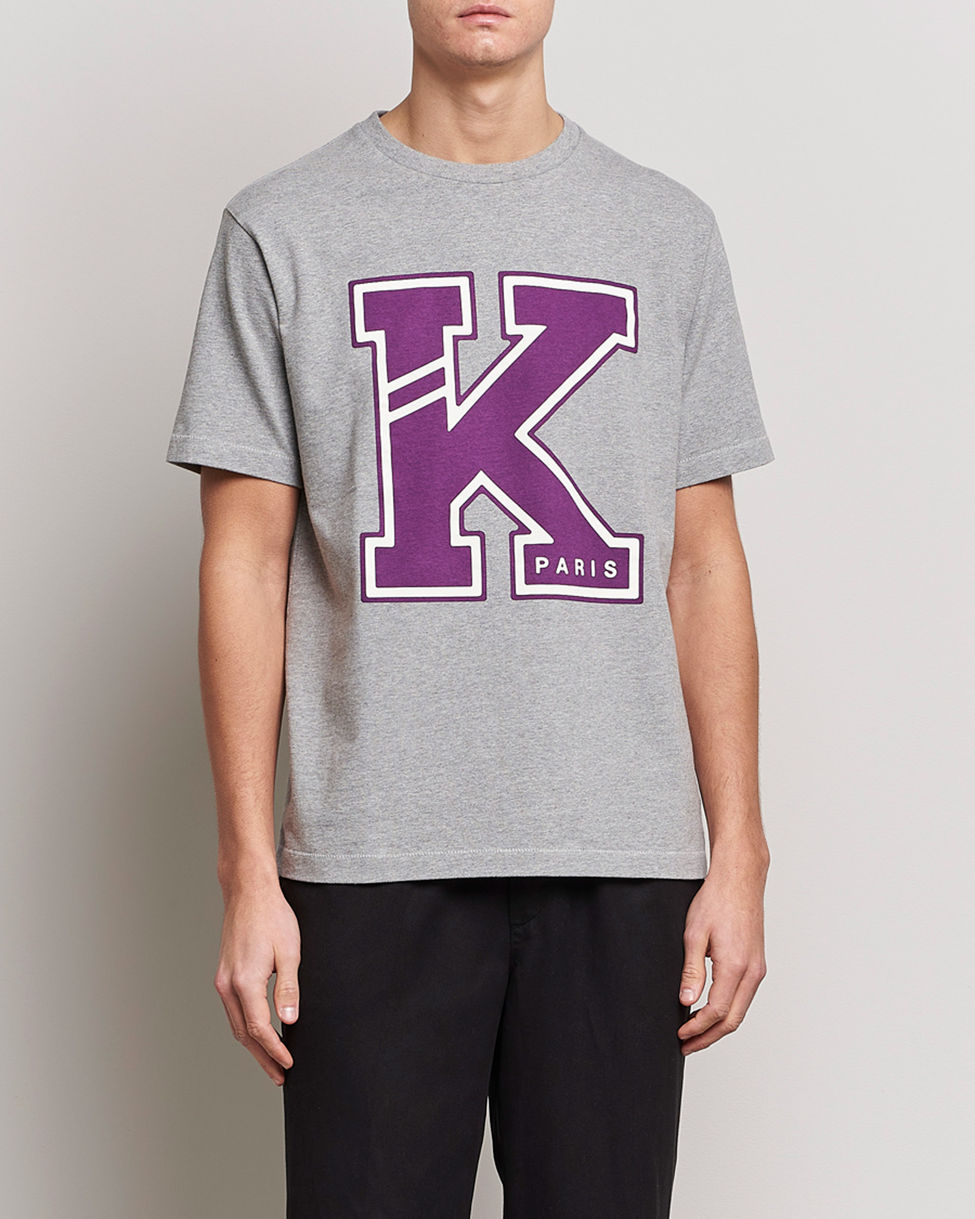 Men |  | KENZO | College Classic T-Shirt Pearl Grey