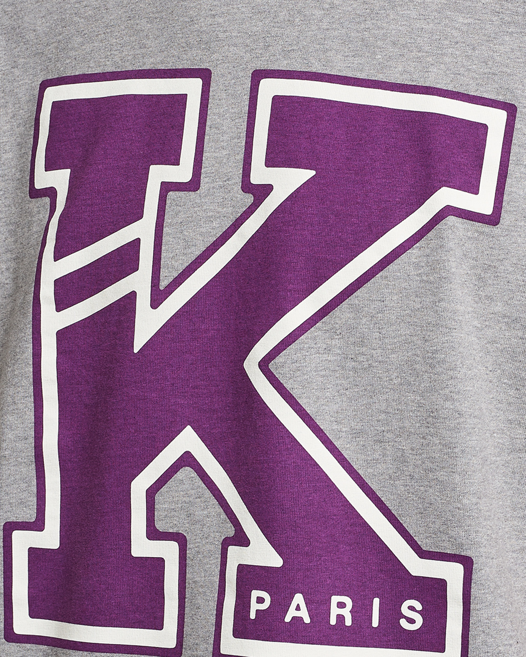 Men | T-Shirts | KENZO | College Classic T-Shirt Pearl Grey