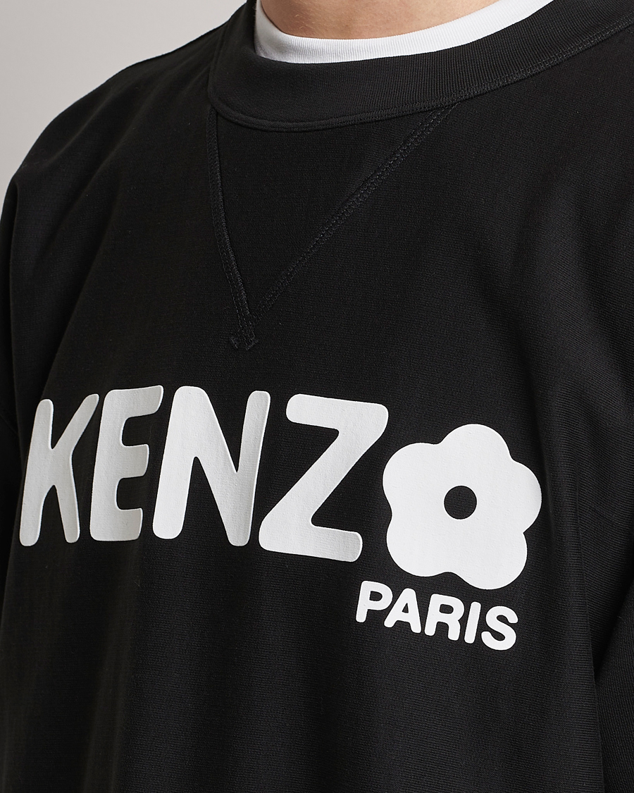 Men | Sweaters & Knitwear | KENZO | Boke Flower Sweatshirt Black