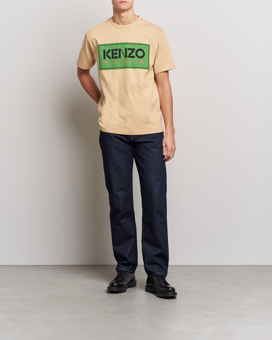 Men | T-Shirts | KENZO | Paris Classic T-Shirt Beige