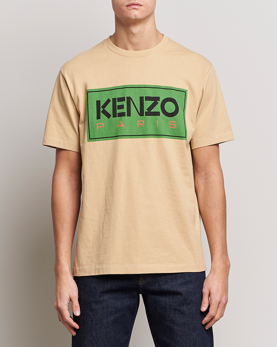 Men | KENZO | KENZO | Paris Classic T-Shirt Beige