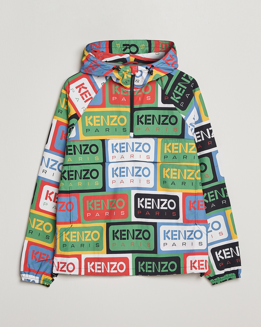Men | Coats & Jackets | KENZO | Label Packable Anorak Mulit