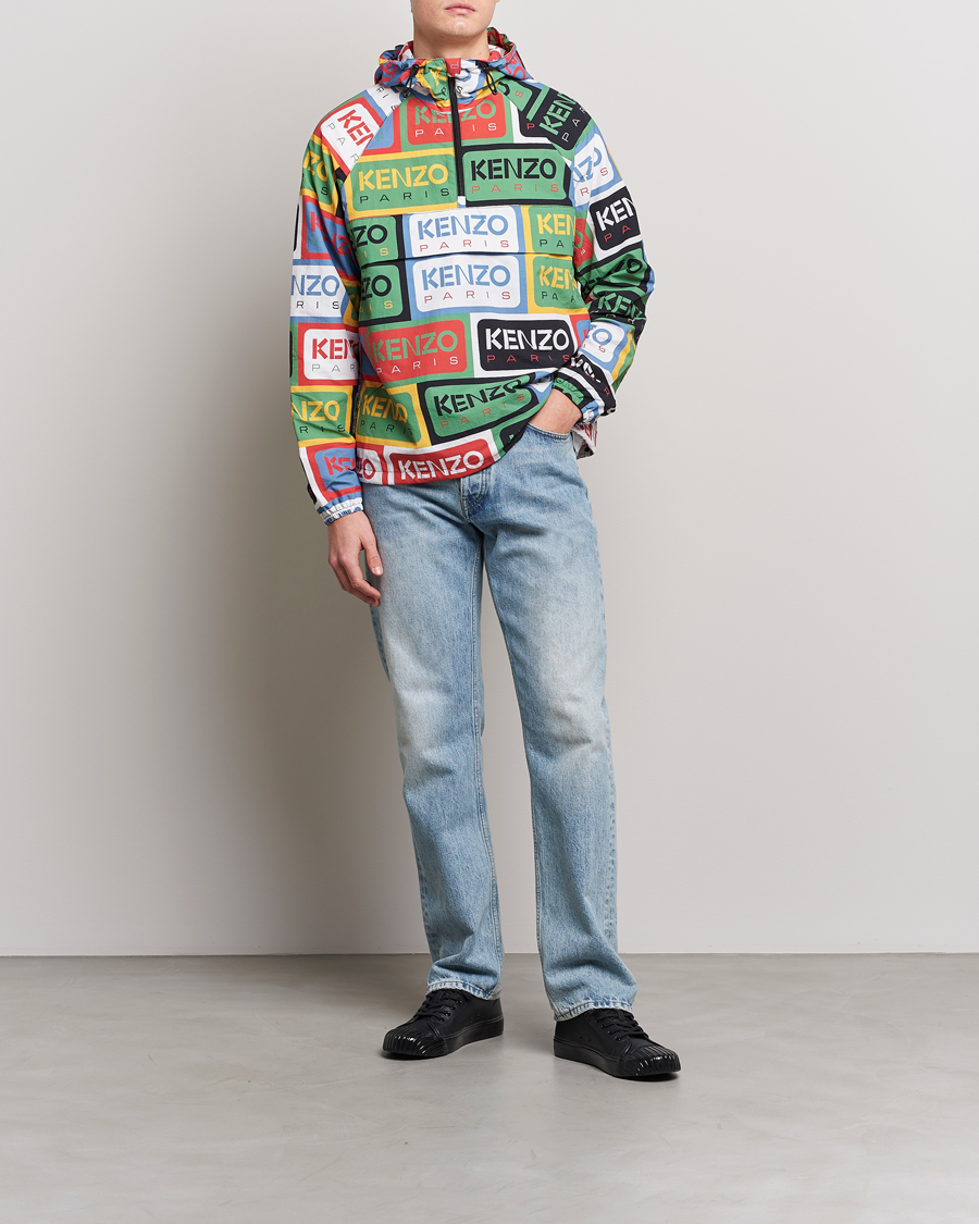 Men | Coats & Jackets | KENZO | Label Packable Anorak Mulit
