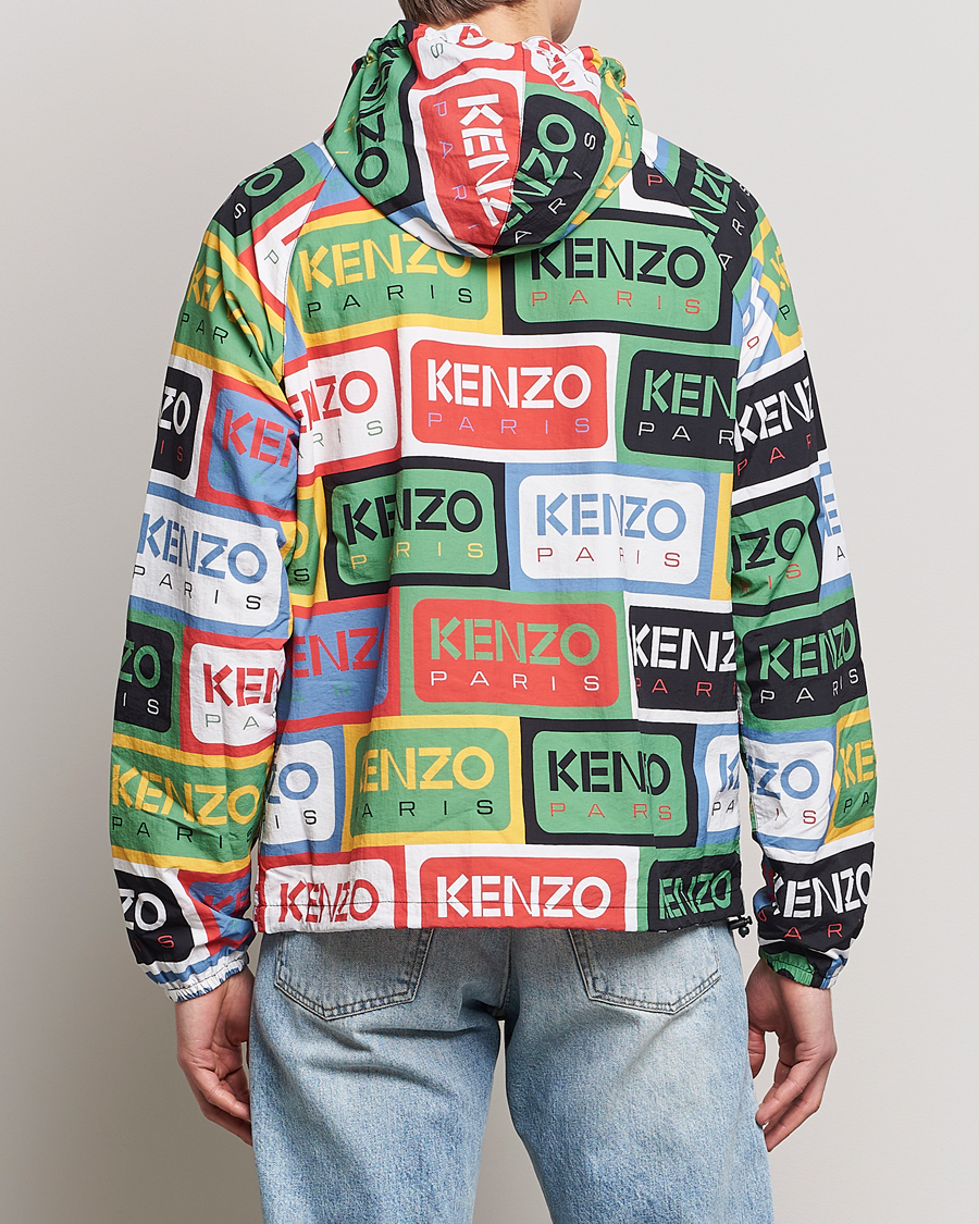 Men | Coats & Jackets | KENZO | Label Packable Anorak Mulit