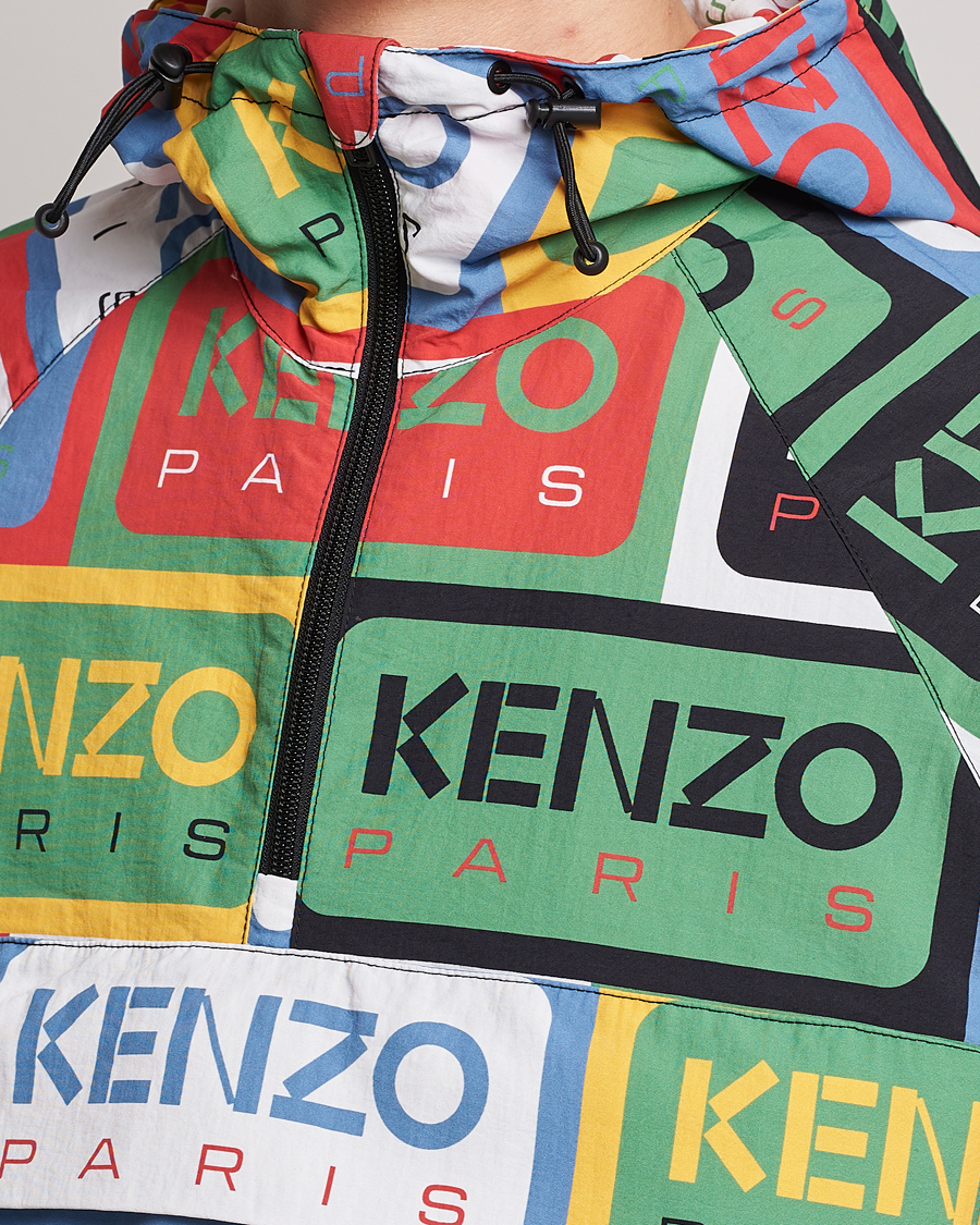 Men | Coats & Jackets | KENZO | Label Packable Anorak Mulit