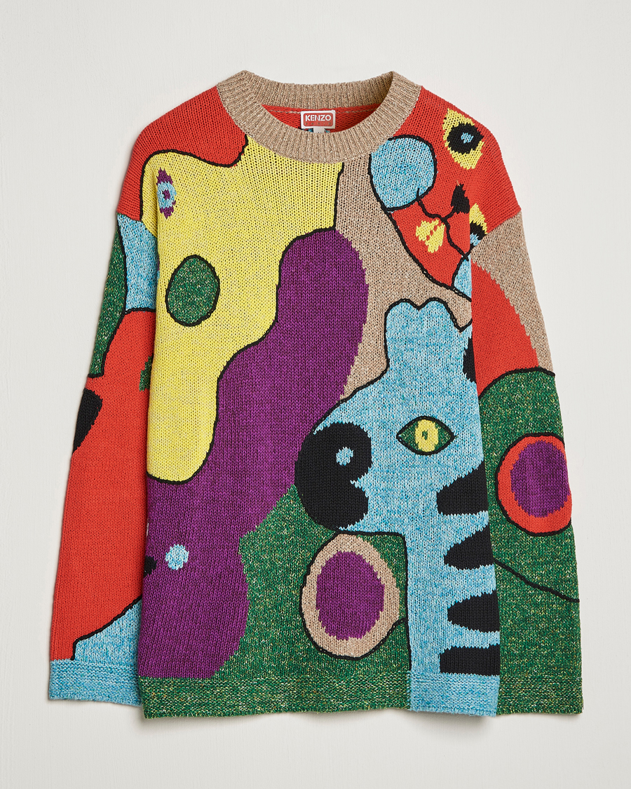 Men | Sweaters & Knitwear | KENZO | Knitted Jumper Purple