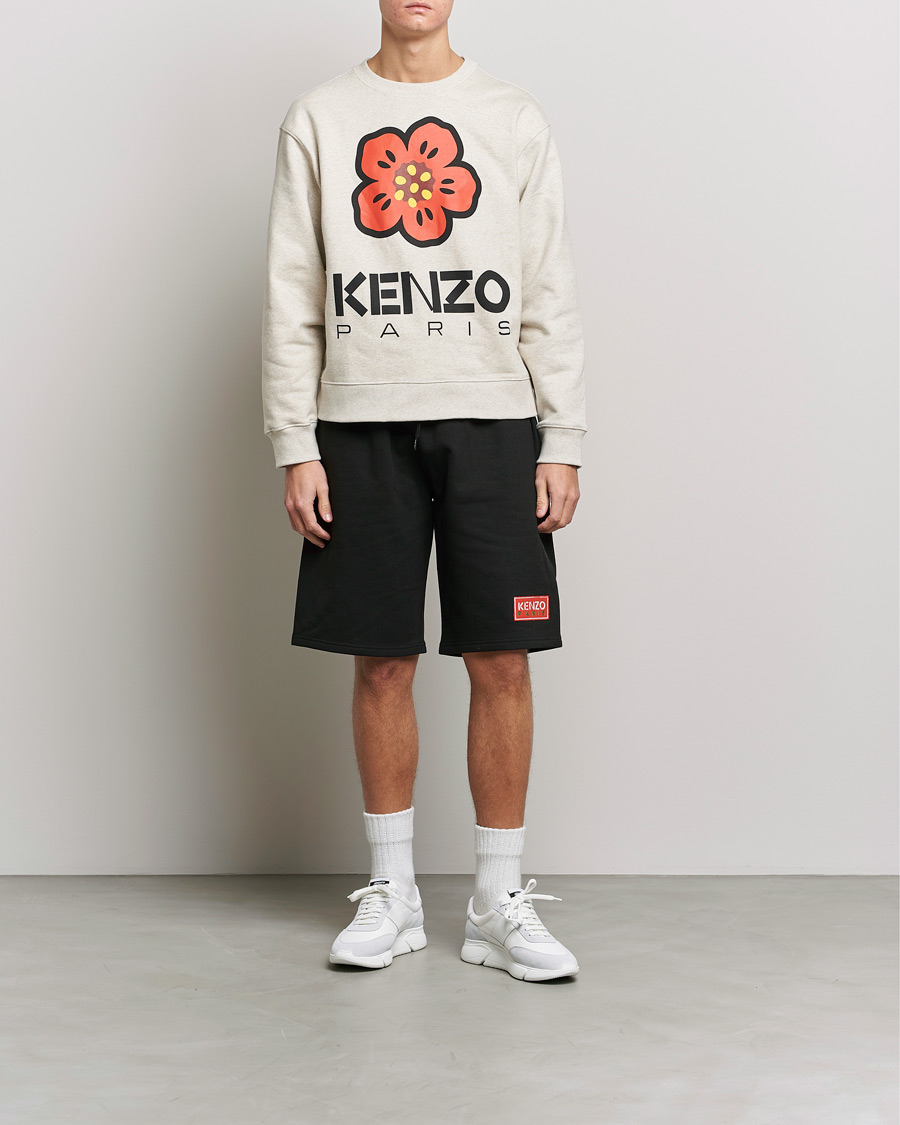 Men | Shorts | KENZO | Paris Logo Classic Shorts Black