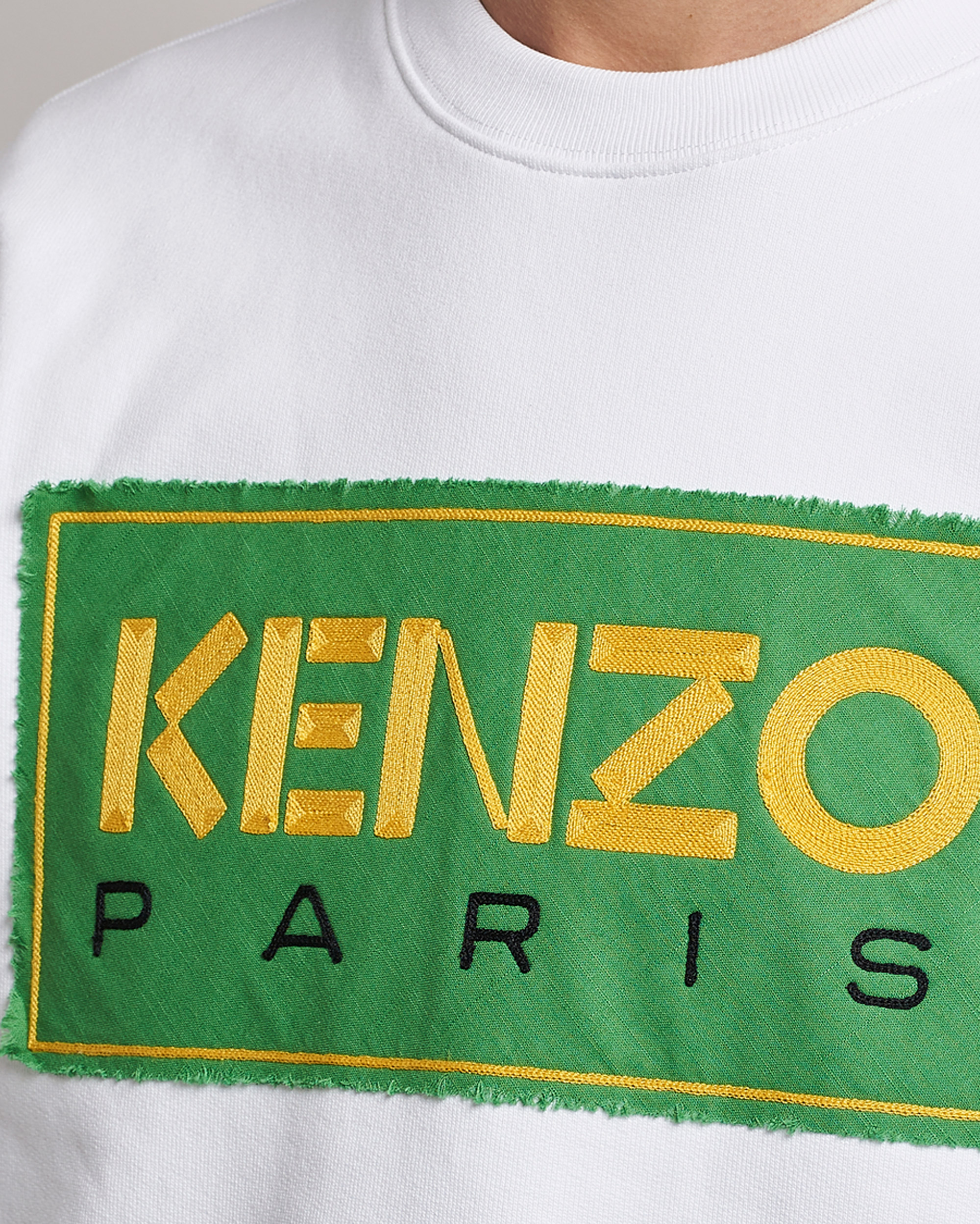 Men | Sweaters & Knitwear | KENZO | Paris Classic Sweatshirt White
