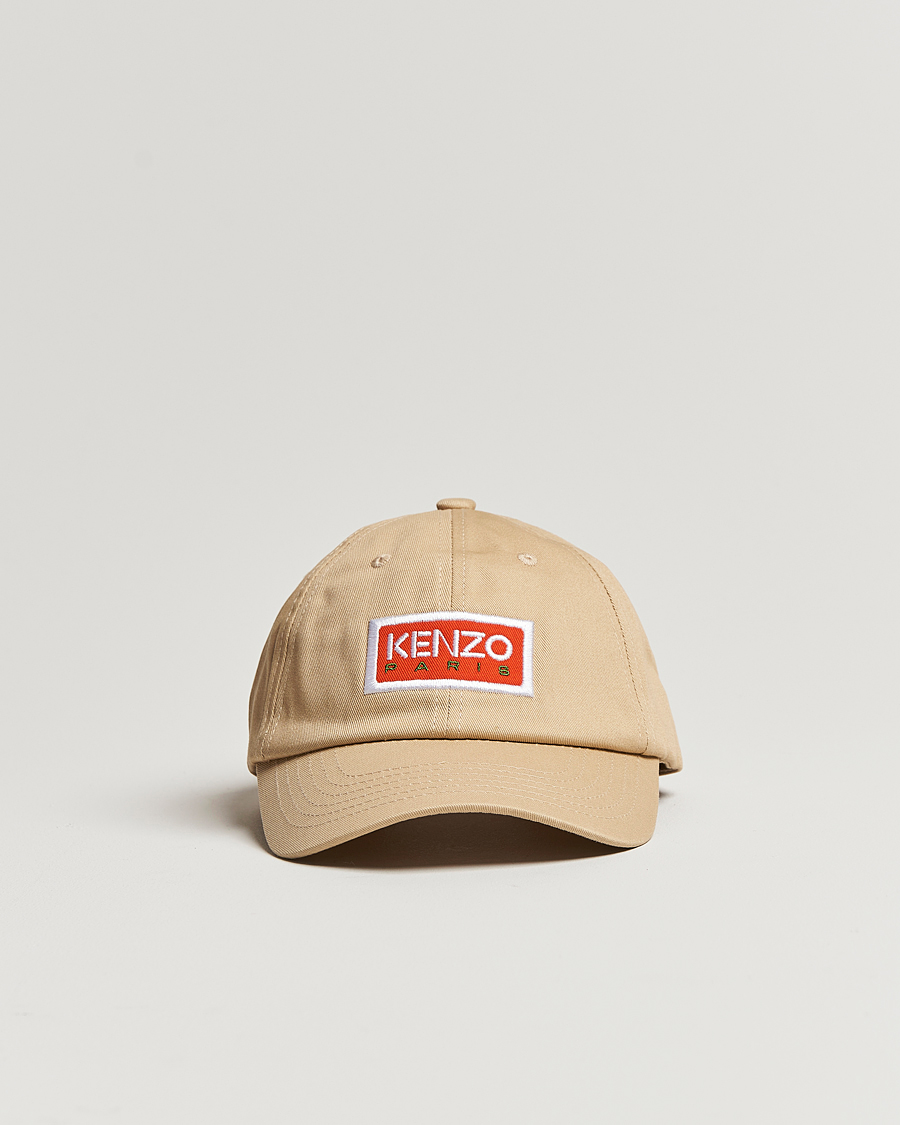 Men | KENZO Cotton Canvas Cap Beige | KENZO | Cotton Canvas Cap Beige