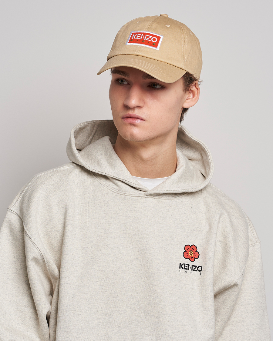 Men | KENZO Cotton Canvas Cap Beige | KENZO | Cotton Canvas Cap Beige