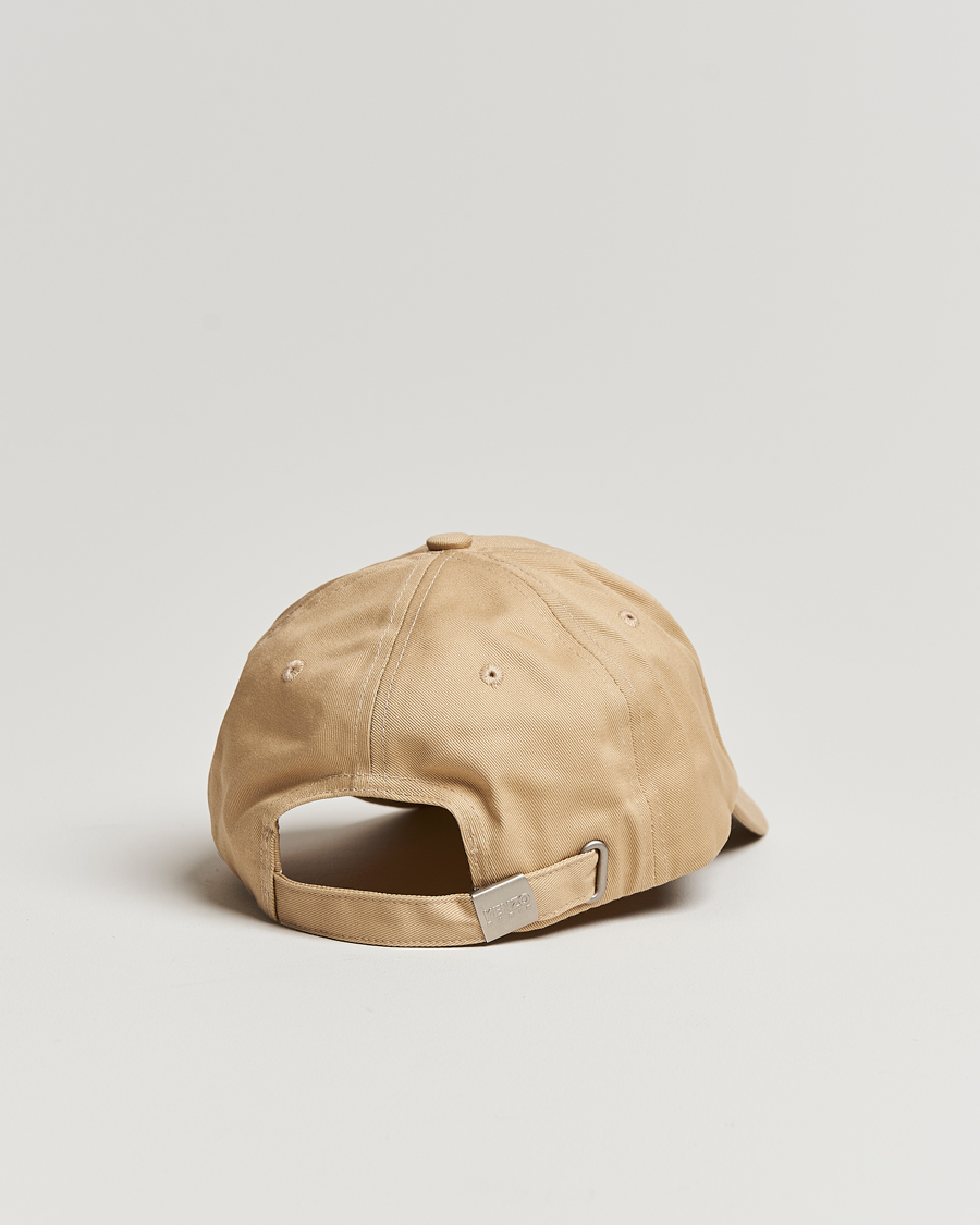 Men | KENZO Cotton Canvas Cap Beige | KENZO | Cotton Canvas Cap Beige