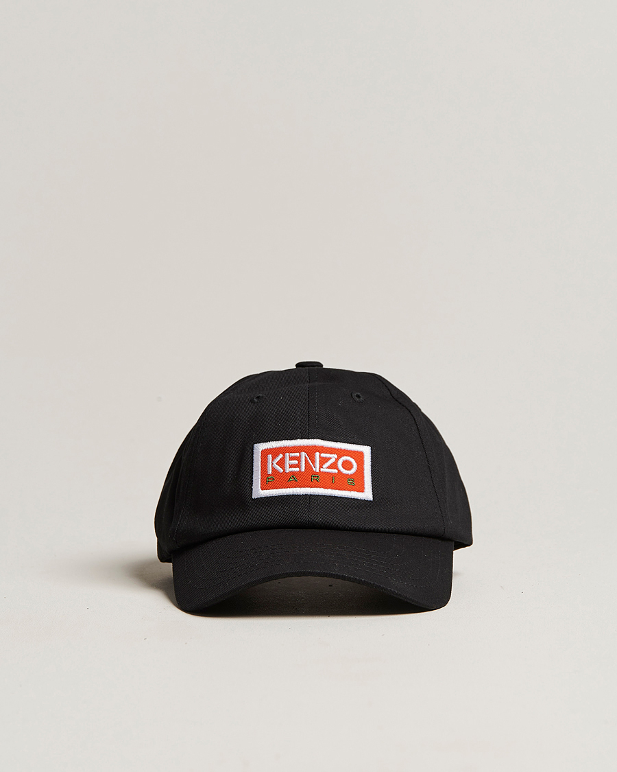 Men | KENZO Cotton Canvas Cap Black | KENZO | Cotton Canvas Cap Black