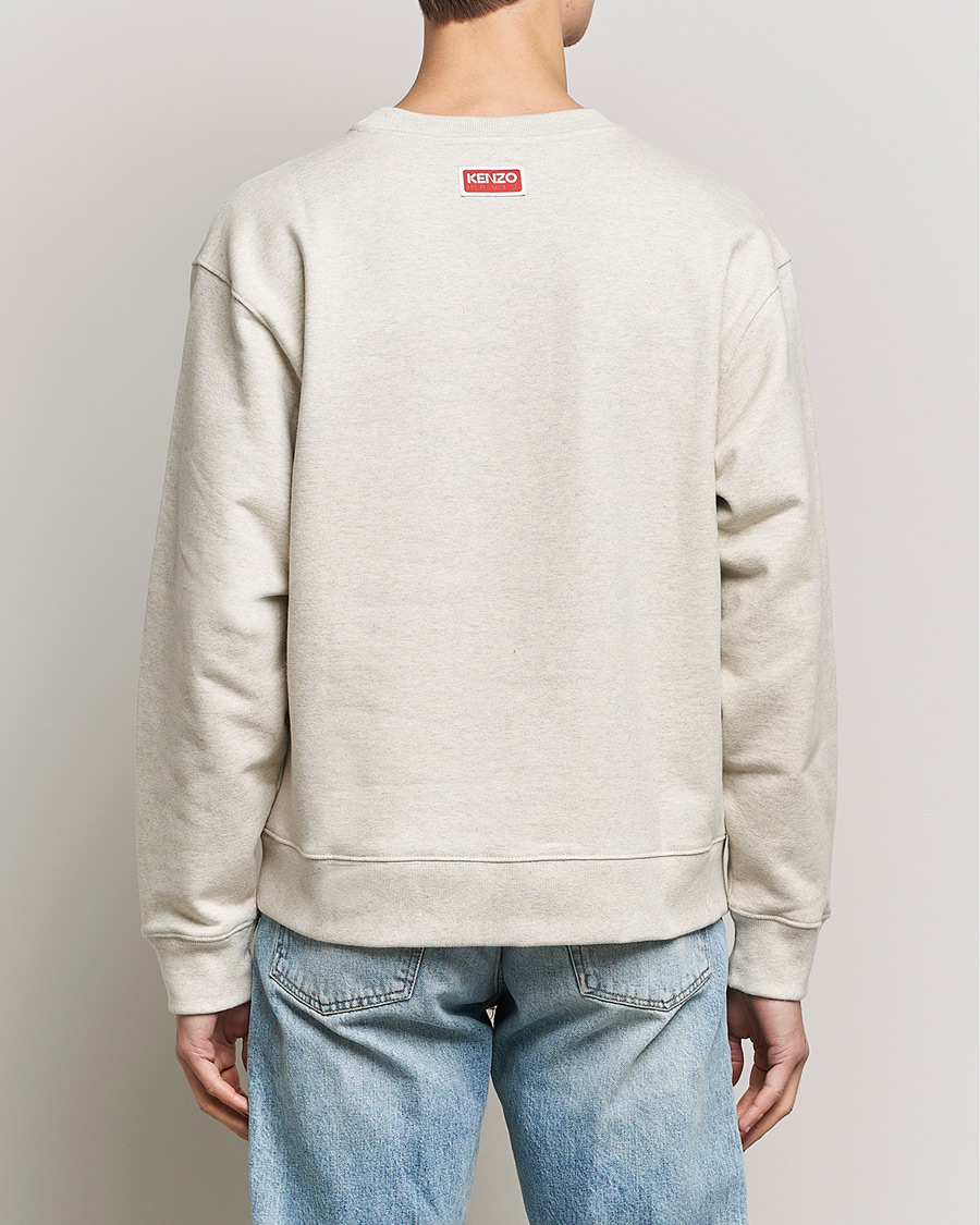 Men | Sweaters & Knitwear | KENZO | Boke Flower Sweatshirt Pale Grey