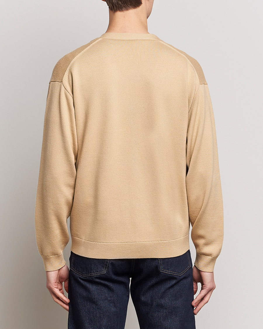 Men | Sweaters & Knitwear | KENZO | Boke Flower Crest Cardigan Beige