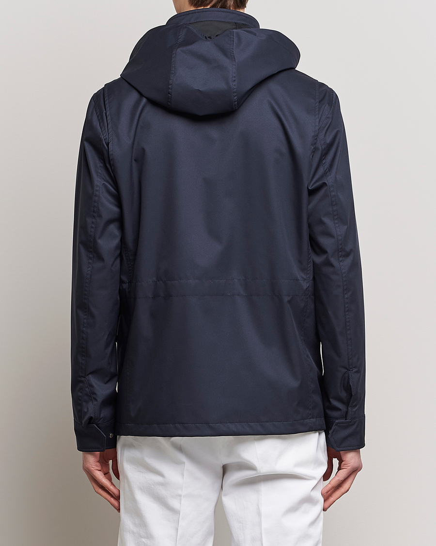 Kiton Nylon Field Jacket Navy at CareOfCarl.com