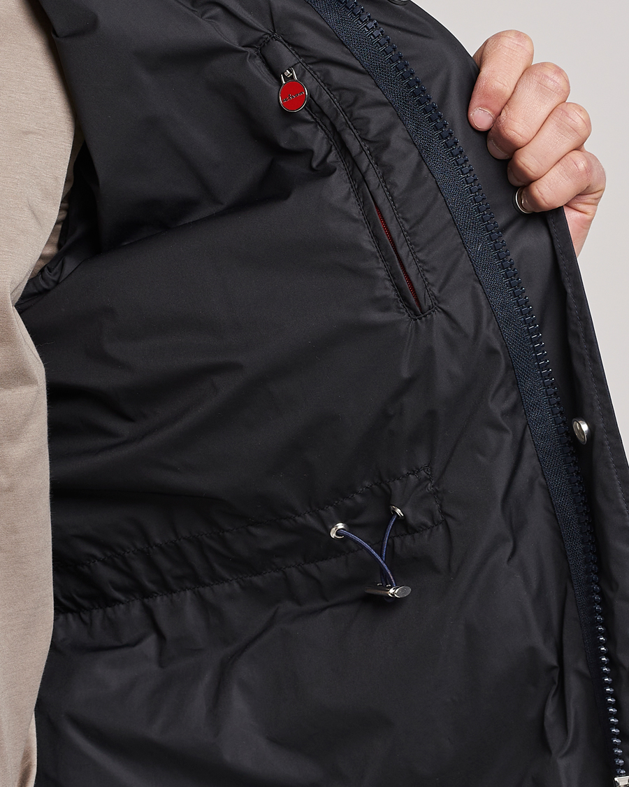 Men | Coats & Jackets | Kiton | Nylon Field Jacket Navy